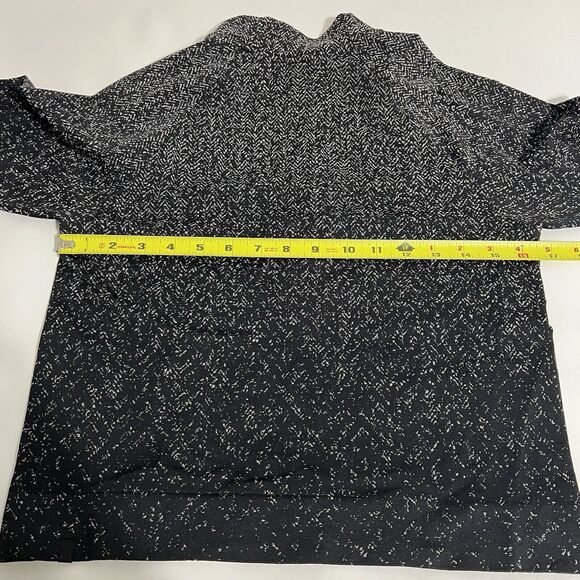 LULULEMON Rest Less Cropped 1/2 Zip Pullover Hoodie Herringbone Fade Sz 8 READ - Picture 9 of 10